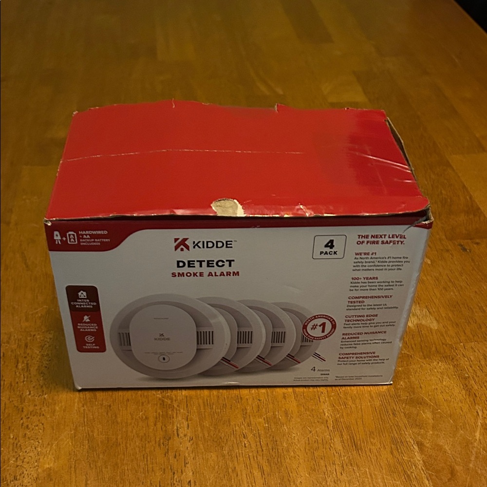 Kidde Smoke Alarm 4-Pack